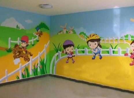 那坡幼儿园墙体彩绘制作流程及注意事项