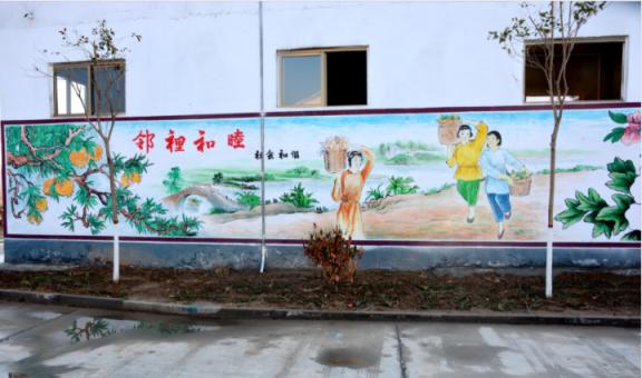 那坡乡镇文化墙 乡风文明焕发新活力